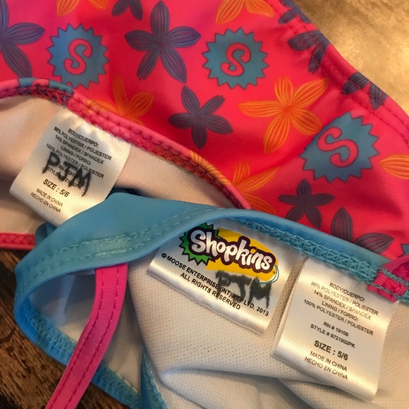 Shopkins two piece swimsuit - Picture 4 of 4
